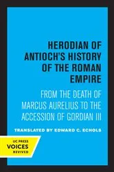 Book cover of Herodian of Antioch's History of the Roman Empire by Herodian of Antioch