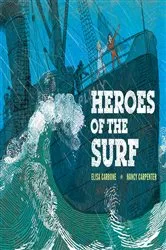 Book cover of Heroes of the Surf by Elisa Carbone