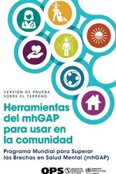 Book cover of Herramientas del mhGAP para usar en la comunidad by Pan American Health Organization