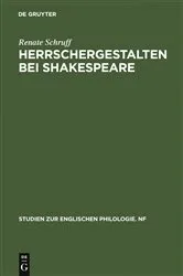 Book cover of Herrschergestalten bei Shakespeare by Renate Schruff