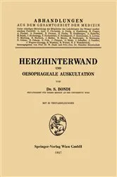 Book cover of Herzhinterwand und Oesophageale Auskultation by Samuel Bondi