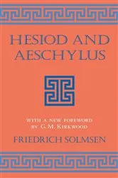 Book cover of Hesiod and Aeschylus by Friedrich Solmsen