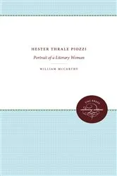 Book cover of Hester Thrale Piozzi by William McCarthy