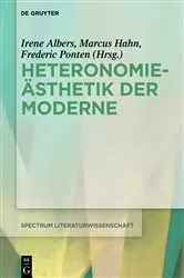 Book cover of Heteronomieästhetik der Moderne by Irene Albers