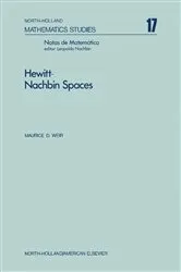 Book cover of Hewitt-Nachbin Spaces by Maurice D. Weir