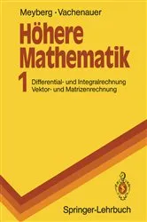 Book cover of HÃ¶here Mathematik 1 by Kurt Meyberg