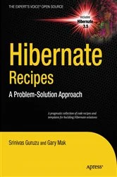 Book cover of Hibernate Recipes by Gary Mak