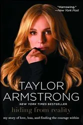 Book cover of Hiding from Reality by Taylor Armstrong