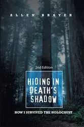 Book cover of Hiding in Death's Shadow by Allen Brayer