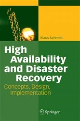 Book cover of High Availability and Disaster Recovery by Klaus Schmidt