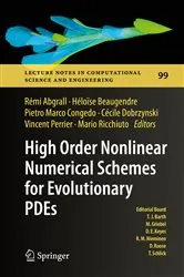 Book cover of High Order Nonlinear Numerical Schemes for Evolutionary PDEs by Rémi Abgrall