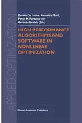 Book cover of High Performance Algorithms and Software in Nonlinear Optimization by Renato de Leone