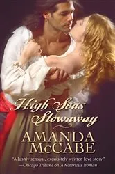 Book cover of High Seas Stowaway by Amanda McCabe