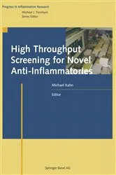 Book cover of High Throughput Screening for Novel Anti-Inflammatories by Michael Kahn