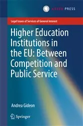 Book cover of Higher Education Institutions in the EU: Between Competition and Public Service by Unknown