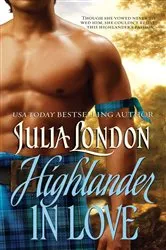 Book cover of Highlander in Love by Julia London