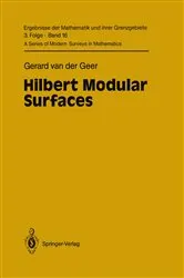 Book cover of Hilbert Modular Surfaces by Gerard van der Geer