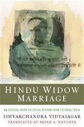 Book cover of Hindu Widow Marriage by Ishvarchandra Vidyasagar