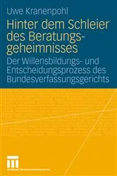 Book cover of Hinter dem Schleier des Beratungsgeheimnisses by Uwe Kranenpohl