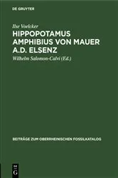 Book cover of Hippopotamus amphibius von Mauer a.d. Elsenz by Ilse Voelcker