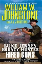 Book cover of Hired Guns by William W. Johnstone