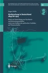 Book cover of Hirnforschung in Deutschland 1849 bis 1974 by Jürgen Peiffer