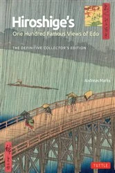 Book cover of Hiroshige's One Hundred Famous Views of Edo by Andreas Marks