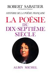 Book cover of Histoire de la poésie française - tome 3 by Unknown