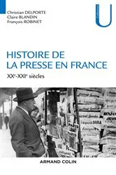 Book cover of Histoire de la presse en France by Christian Delporte