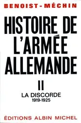 Book cover of Histoire de l'armée allemande - tome 2 by Jacques Benoist-Méchin