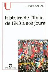 Book cover of Histoire de l'Italie depuis 1943 à nos jours by Frédéric Attal