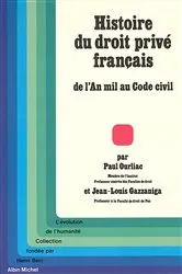 Book cover of Histoire du droit privé français by Unknown