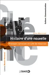 Book cover of Histoire d'une nouvelle - Pratiques narratives en salle de rédaction by Unknown