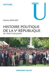 Book cover of Histoire politique de la Ve République by Unknown
