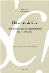 Book cover of Histoires de dire by Marie-José Béguelin