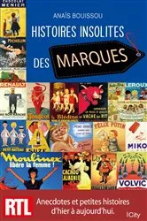 Book cover of Histoires insolites des marques by Anaïs Bouissou