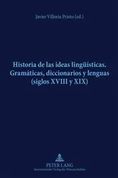 Book cover of Historia de las ideas lingueísticas by Javier Villoria Prieto