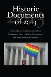 Book cover of Historic Documents of 2013 by CQ Press