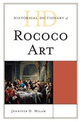 Book cover of Historical Dictionary of Rococo Art by Jennifer D. Milam