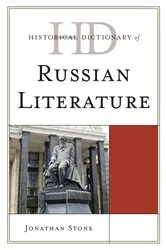 Book cover of Historical Dictionary of Russian Literature by Jonathan Stone