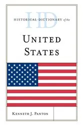 Book cover of Historical Dictionary of the United States by Kenneth J. Panton