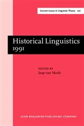 Book cover of Historical Linguistics 1991 by Unknown