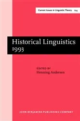 Book cover of Historical Linguistics 1993 by Henning Andersen