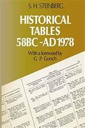 Book cover of Historical Tables 10th Edn by George Peabody Gooch
