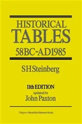 Book cover of Historical Tables (11th ed.) by S H Steinberg