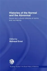 Book cover of Histories of the Normal and the Abnormal by Waltraud Ernst