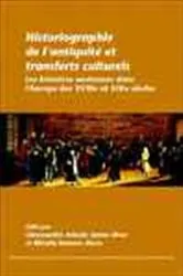 Book cover of Historiographie de l’antiquité et transferts culturels by Chryssanthi Avlami