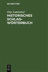 Book cover of Historisches Schlagwörterbuch by Otto Ladendorf