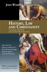 Book cover of History, Law, and Christianity by John Warwick Montgomery
