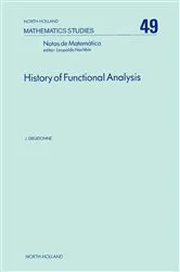 Book cover of History of Functional Analysis by Unknown